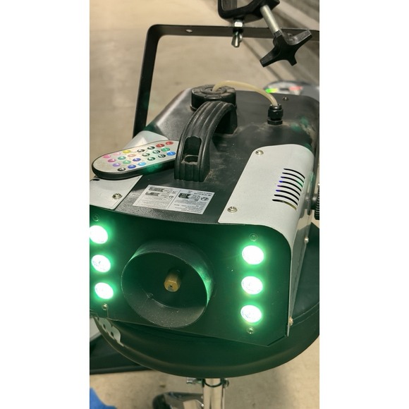1200W Fog Machine w/ RGB LED Lights & Remote – Tested Working - Picture 11 of 12